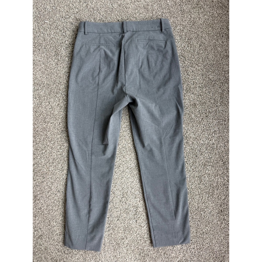 J.Crew Ruby Crop Pant Womens 10 Grey Slim Leg Stretch Career Trousers - Picture 6 of 7